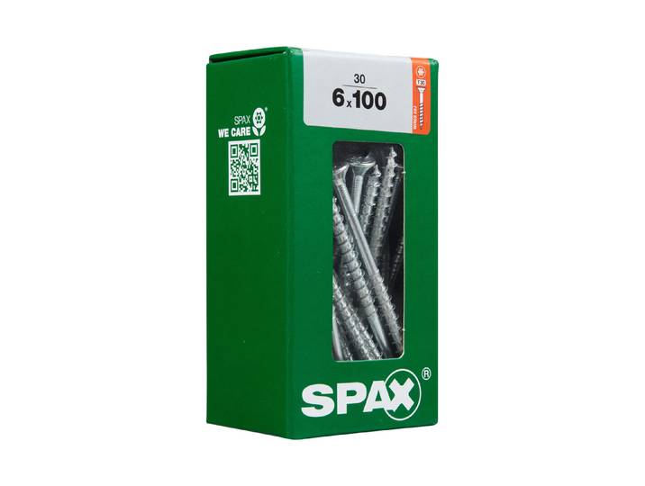Spax TRX Senkkopf-Holzschraube 6 × 100 mm 30 Stück