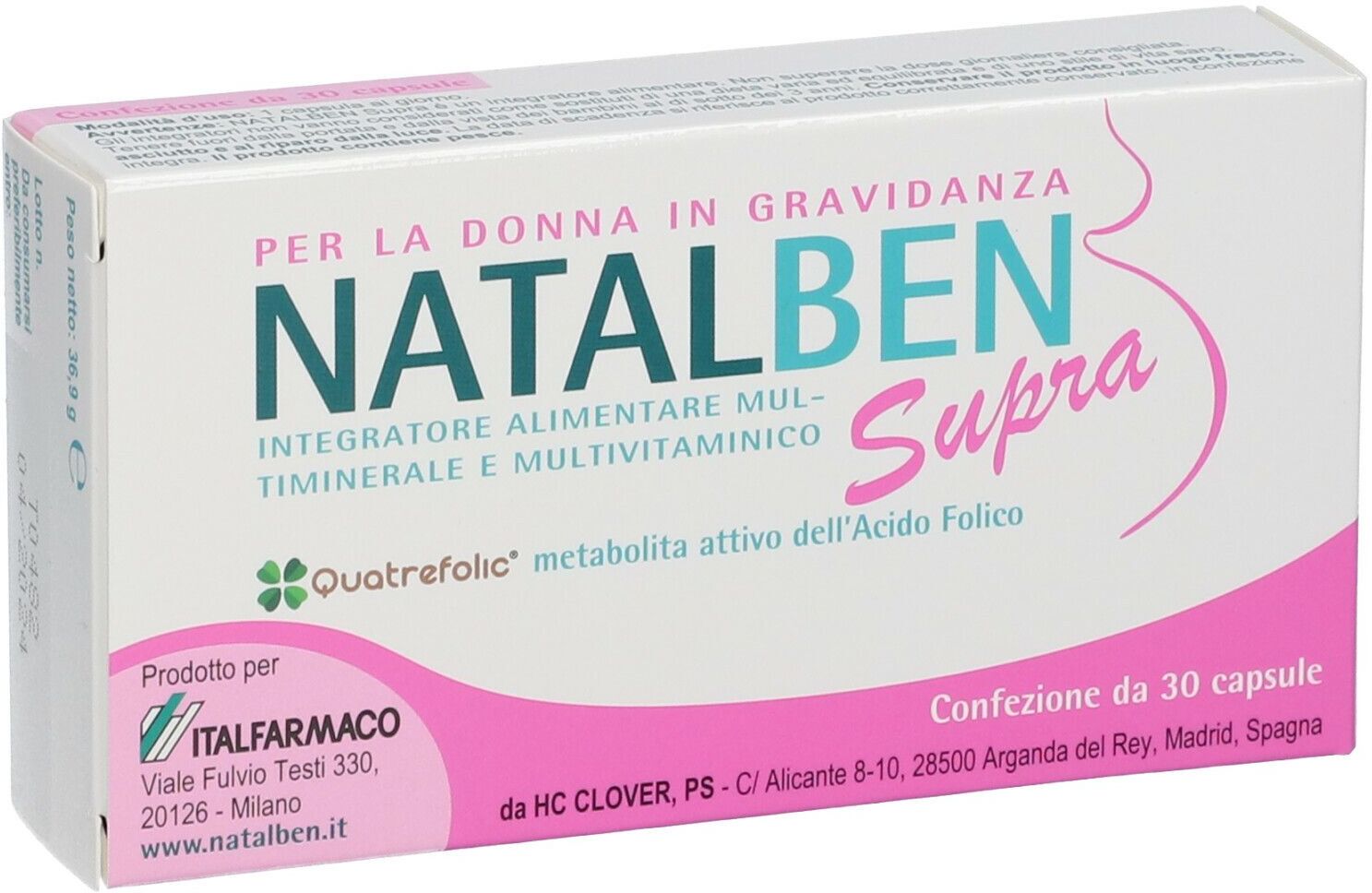 ITALFARMACO SpA NatalBen Supra, 30 Capsule