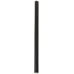 MONOUSO - Papierstrohhalme Gerade Schwarz Ø8mm 14cm (100 Stück)