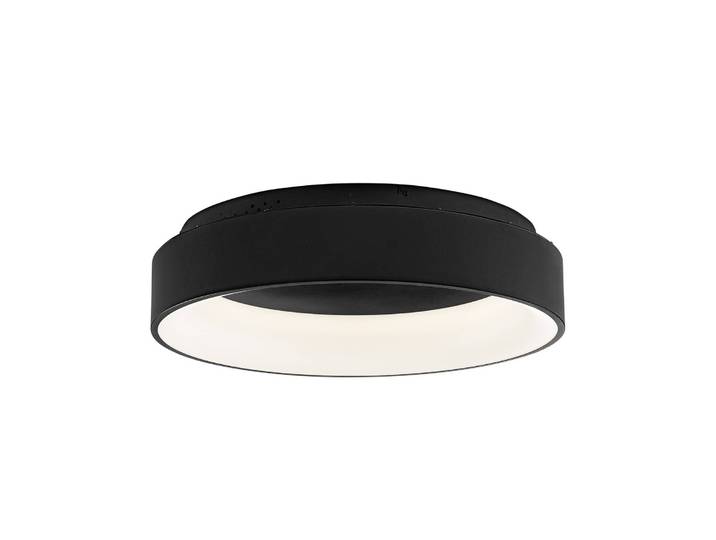 Luce Ambiente Design LED Deckenlampe Noah, schwarz, für Wohn- / Esszimmer, Aluminium, Modern, LED Deckenleuchte