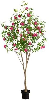 Nearly Natural 7-ft Artificial Dogwood Tree - Green