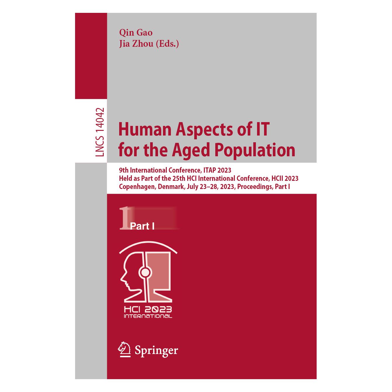 Springer Human Aspects of IT for the Aged Population (Englisch, Softcover, Jia Zhou, Qin Gao) (56951170)