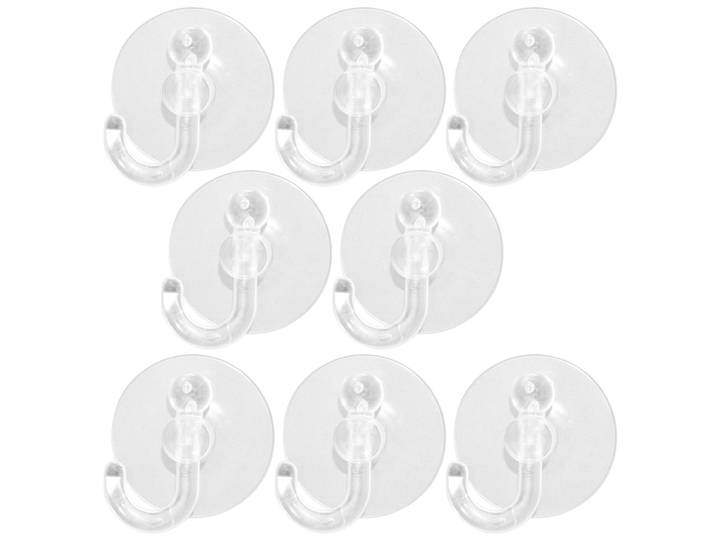 Saugnapf-Haken, 8er-Set, Wandhaken, Ø 3,5 cm
