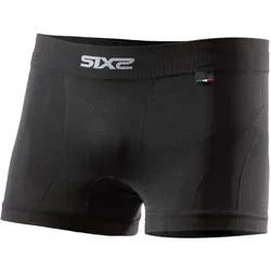 Sixs, Unisex, Funktionsunterhose, Boxer court fonctionnel BOX V2 (L, M), Schwarz