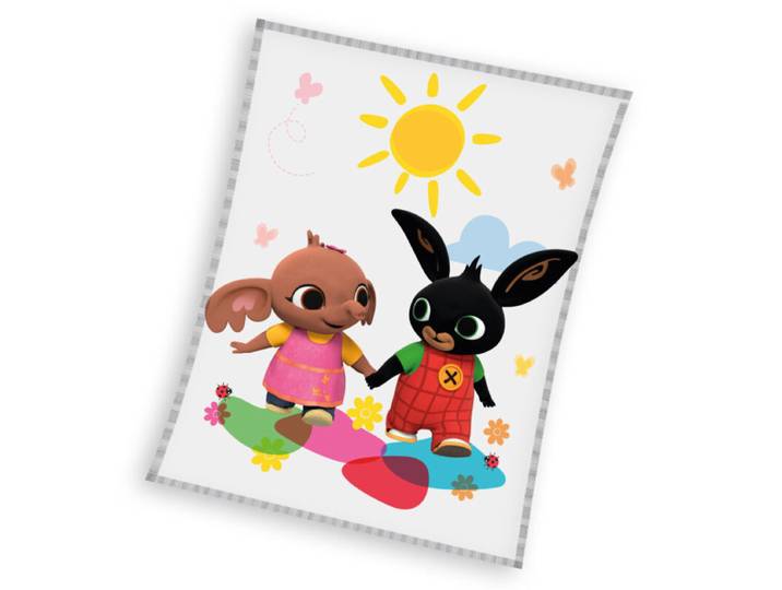 Bing fleece deken Bing en Sula - 130 x 170 cm - polyester