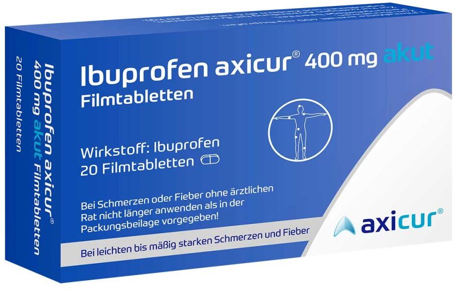 Ibuprofen Axicur 400 Mg Akut Filmtabletten
