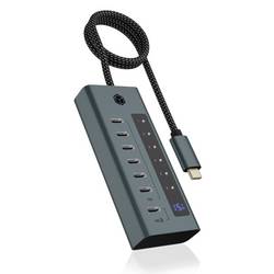 ICY BOX 61064 USB-Hub 7 Port 10 GBit/s Blau, Grau IB-HUB1457-C31