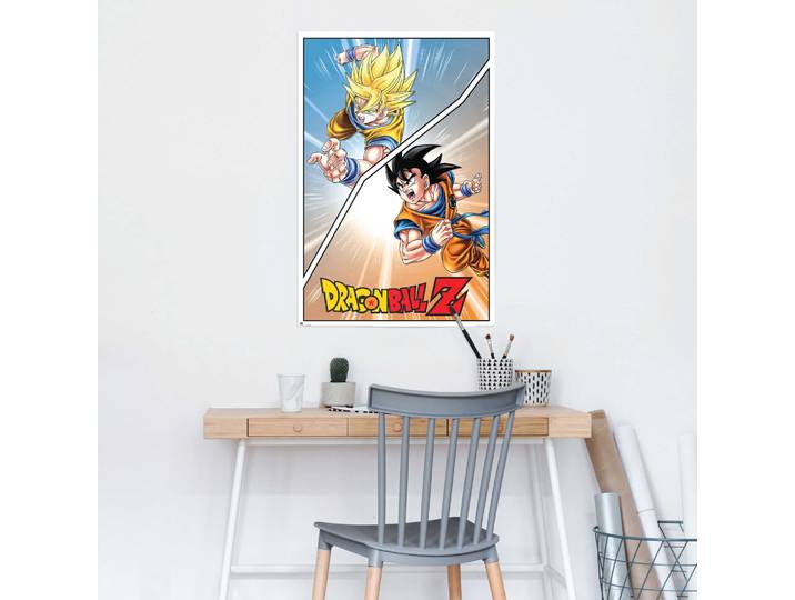 Poster REINDERS Dragonball Z - Special Goku , bunt (farbe bild(er): mehrfarbig), B:61cm H:91,5cm T:0,1cm, Papier, Bilder, Poster, Teenager Zimmer - Bilderdruckpapier - Cartoons & Charaktere 61x91,5 cm