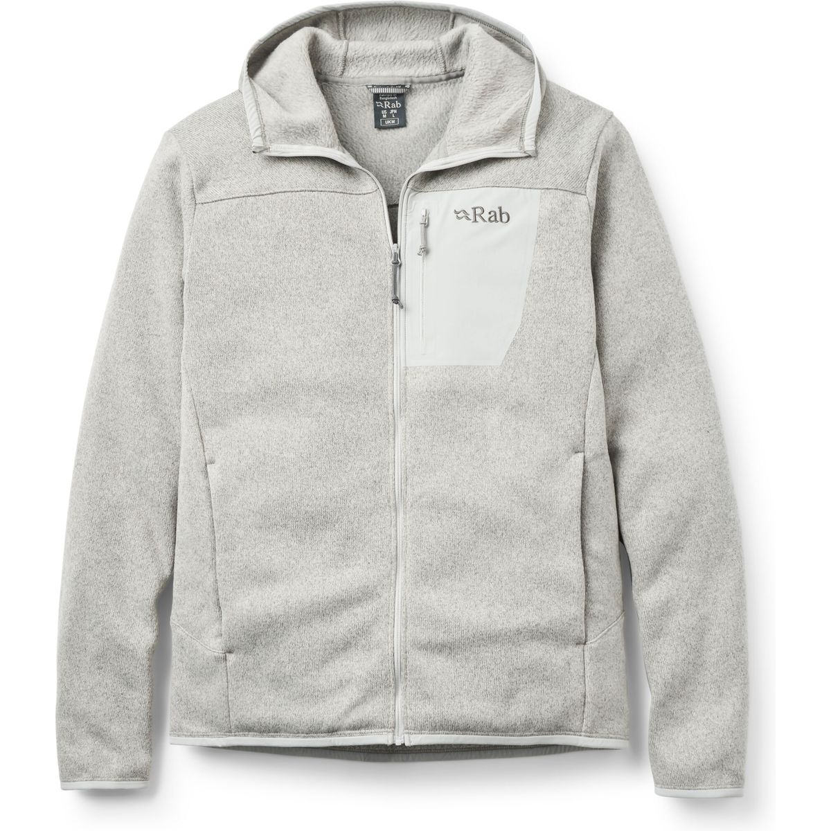 Rab Ryvoan Hoody light zinc (LZN) M QFG-78-LZN-MED