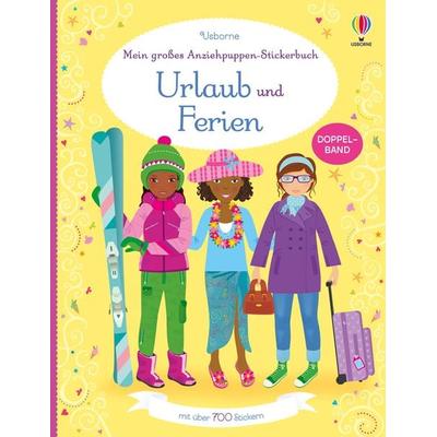 Mein großes Anziehpuppen-Stickerbuch: Urlaub und Ferien, Taschenbuch von Fiona Watt,Lucy Bowman, Usborne, 978-1-78232-407-2