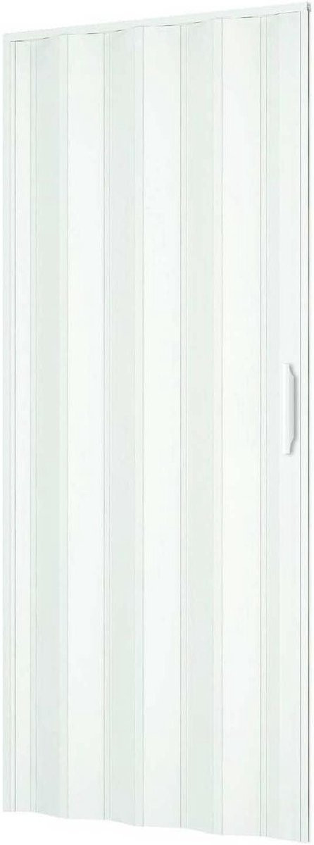 Wit PVC Vouwdeur Ruimteverdeler Scheidingswand B/D/H: 82 x 214 cm