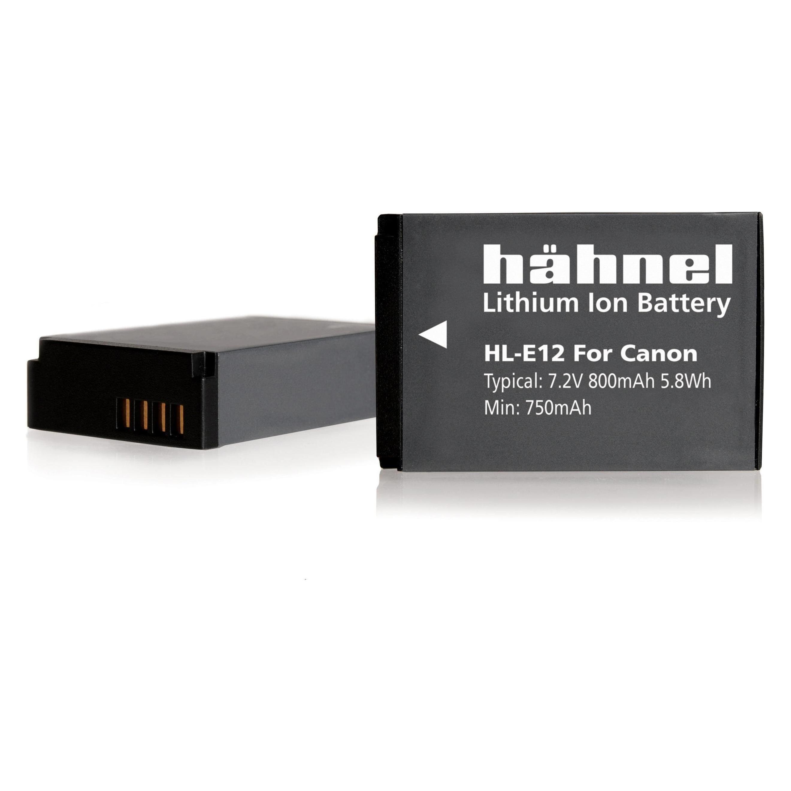 Hähnel Ersatzakku HL-E12, für Canon LP-E12 (Kamera Akku) (1000 1754)