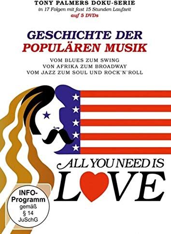 Tony Palmer - Geschichte der populären Musik - All you need is love - dt. Fassung [5 DVDs] - Preis vom 15.10.2026 23:06:25 h