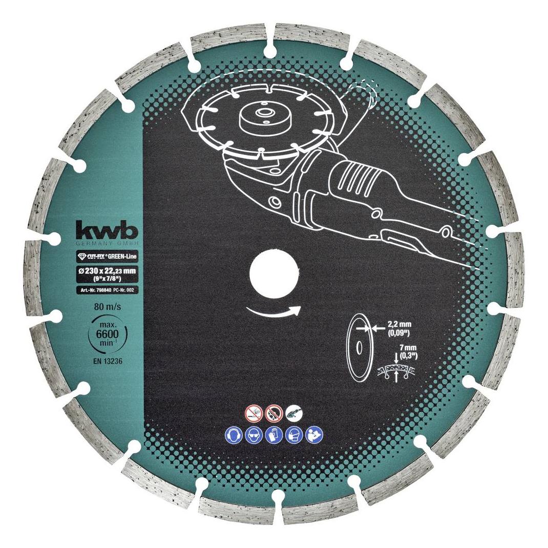 kwb Diamant-Trennscheibe Greenline 230 (798840)
