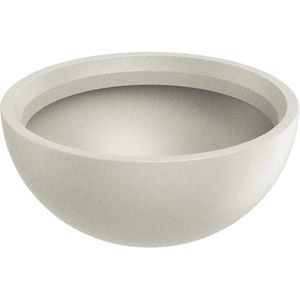 Ethick Übertopf Molio Bowl TMBO60, sand, Ø 60 x 25 cm, aus Kunststoff, für innen und außen