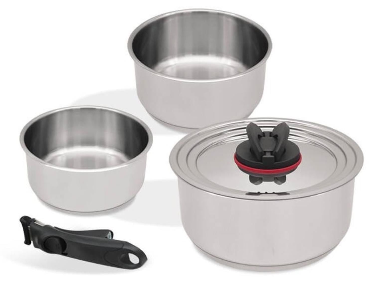Maestro 5-delige pannenset met afneembaar handvat MR35315XXA