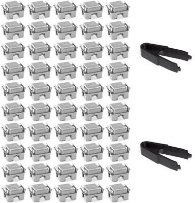 Oakland Living Corporation Modular Cube Locking Clips Pack of 50 and 2 Tweezers
