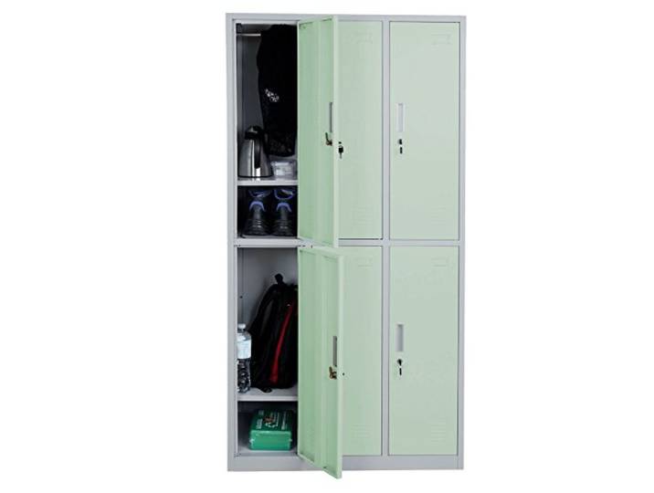 Mendler Schließfach Boston T829 Metall 6 Fächer - grün