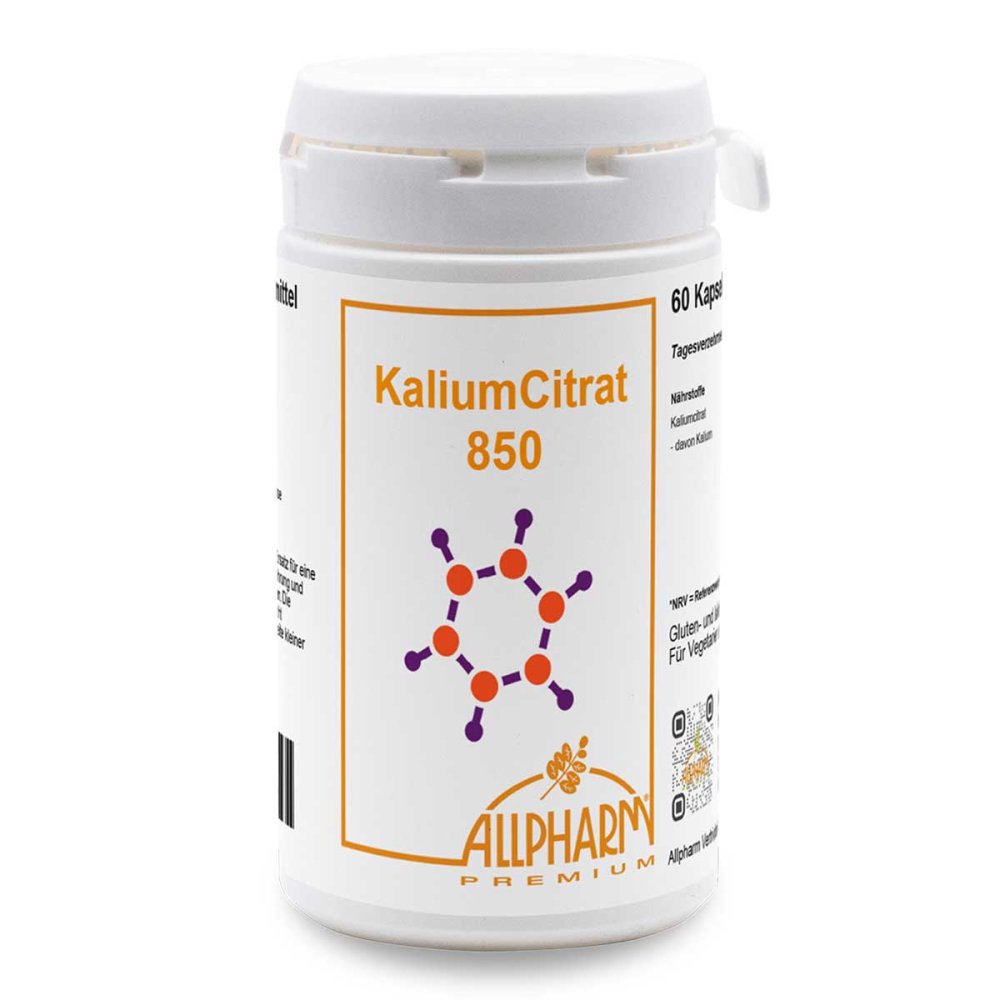 ALLPHARM Vertriebs GmbH Kaliumcitrat 850 Allpharm Kapseln 19658587