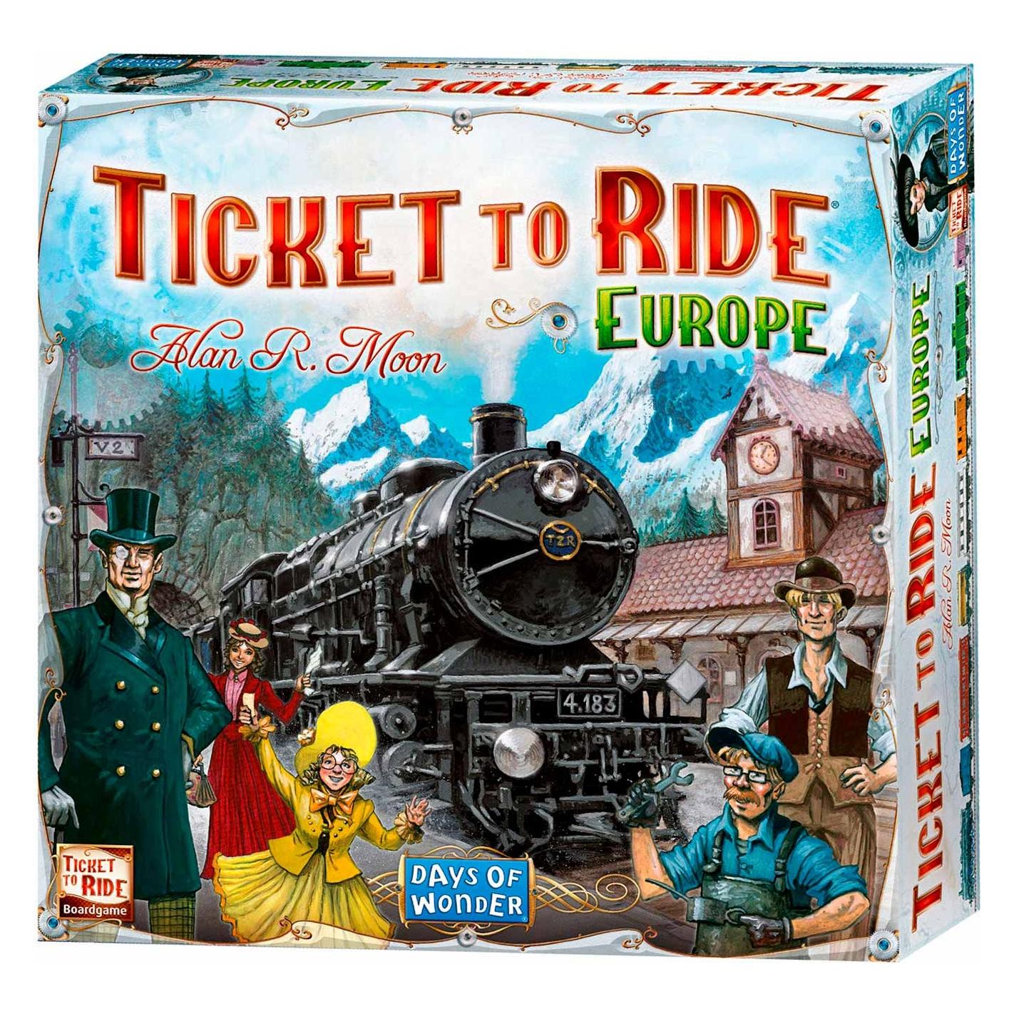 Asmodée Days of Wonder Ticket To Ride Europe Strategie Kinder (Niederländisch, 2 - 5 Spieler) (824968717523)