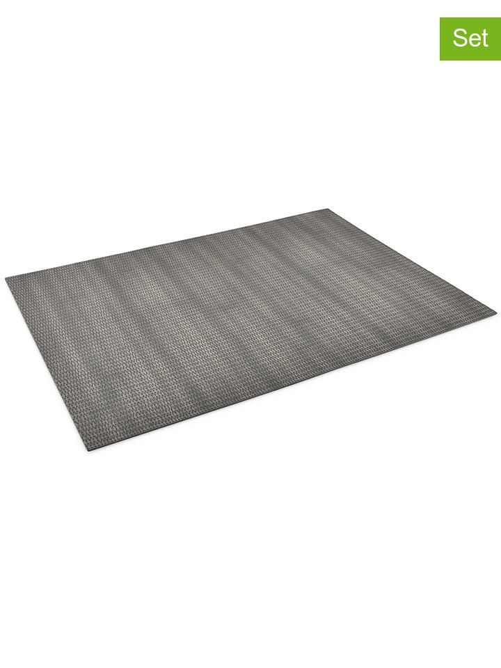 Salt and Pepper 6er-Set: Tischsets ''Tabletop'' in Grau - (L)43 x (B)30 cm - onesize