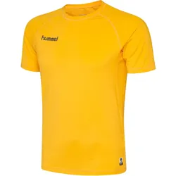 hummel First Performance kurzarm Funktionsshirt Kinder sports yellow 140