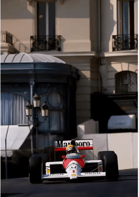 Inspire Picks F1 Monaco Racing Wall Art Max Verstappen Print Formula 1 Canvas Decor 9 50x70cm Unframed