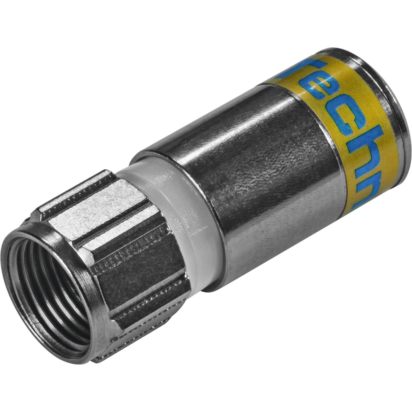 TechniSat F-Kompressionsstecker 4.9 für RG6-Koaxialkabel 1.0/4.6 100 Stk.