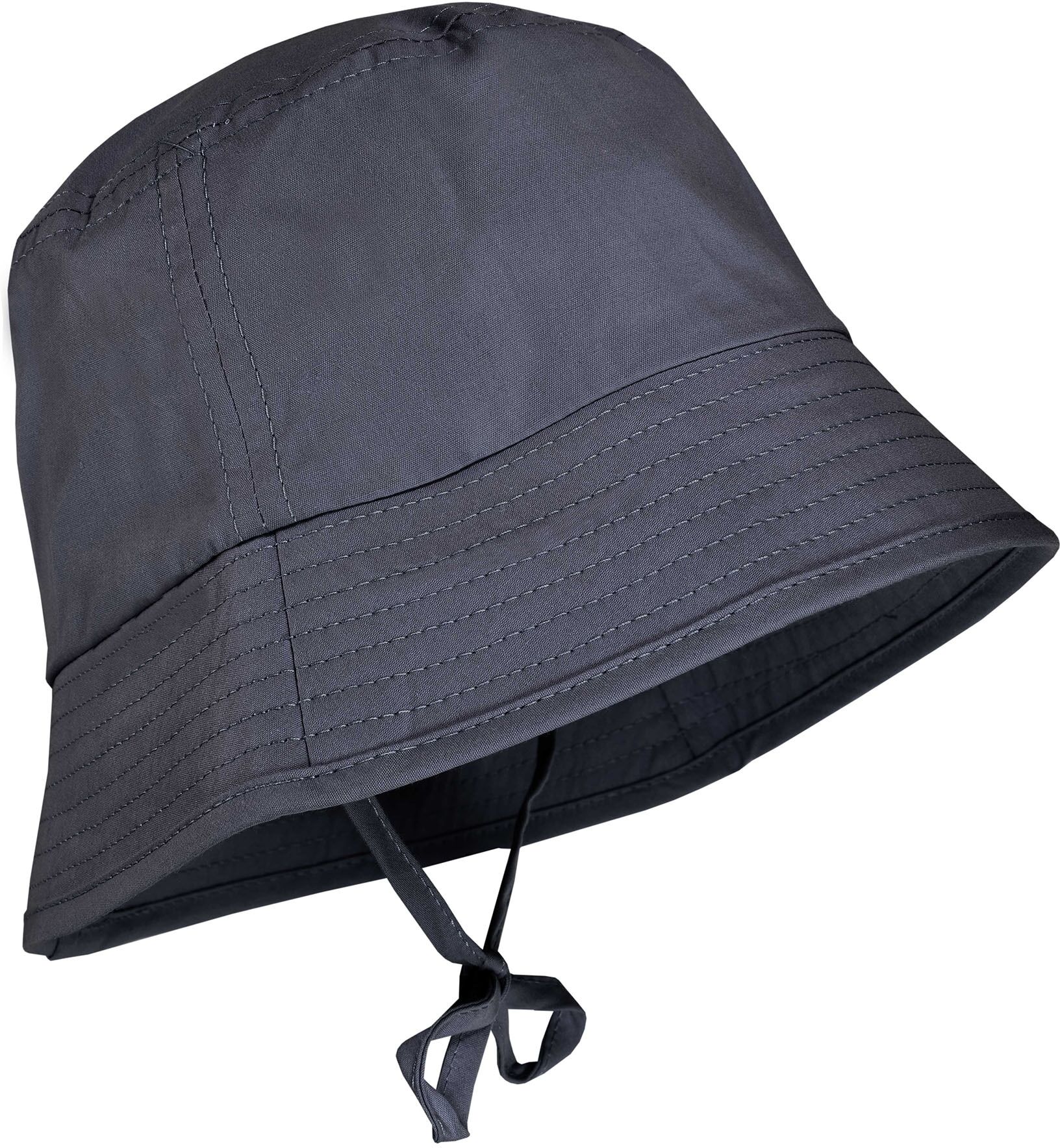 Fischerhut MAXIMO, Herren, Gr. 49, blau (navy), Popeline, Baumwolle, unifarben, Hüte Fischerhut, schützt vor UV, mit Bindeband, bequem, basic, Baumwolle navy 49