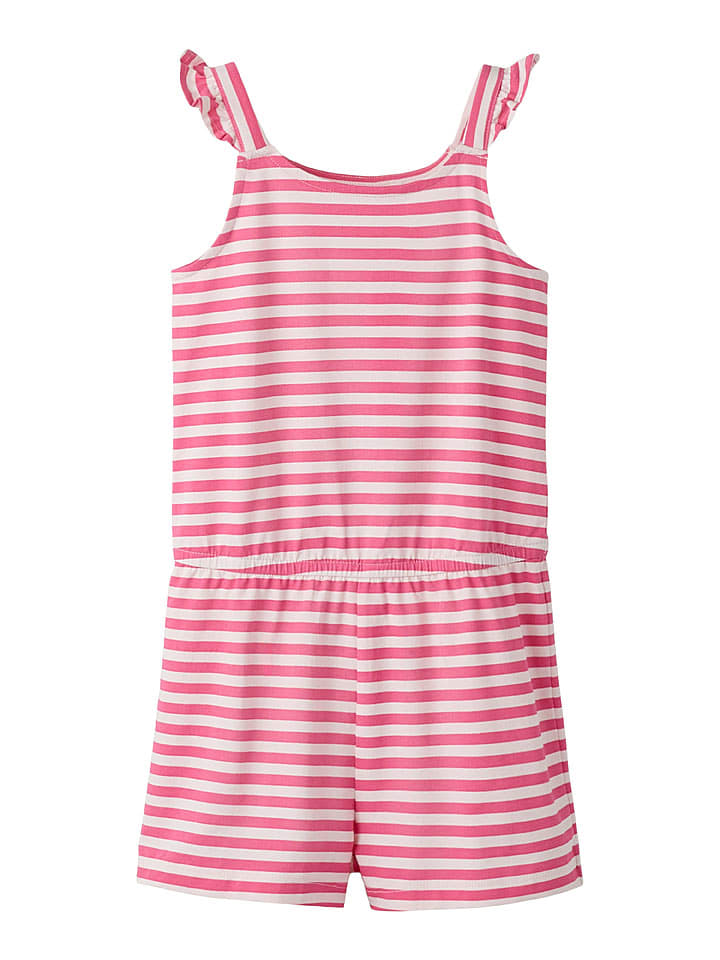 name it Jumpsuit "Jill" in Pink/ Creme - 158
