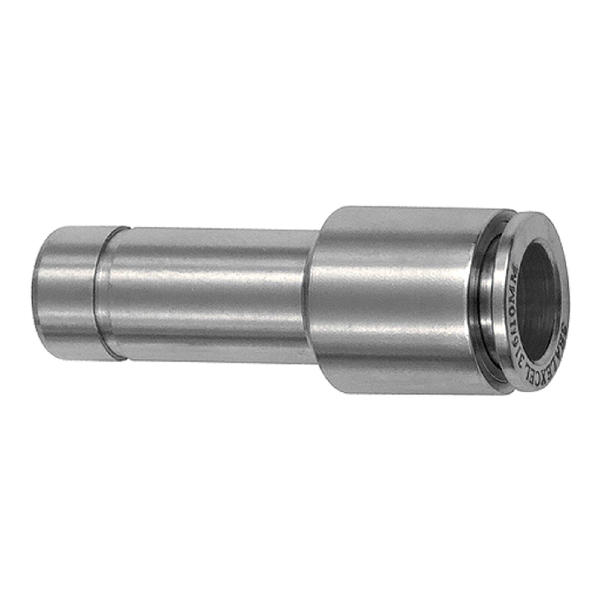 Riegler Gerade Steckverb., Nippel 8 mm, red., Schlauch-Ã˜ 6, ES1.4404 (859.0806 ES)