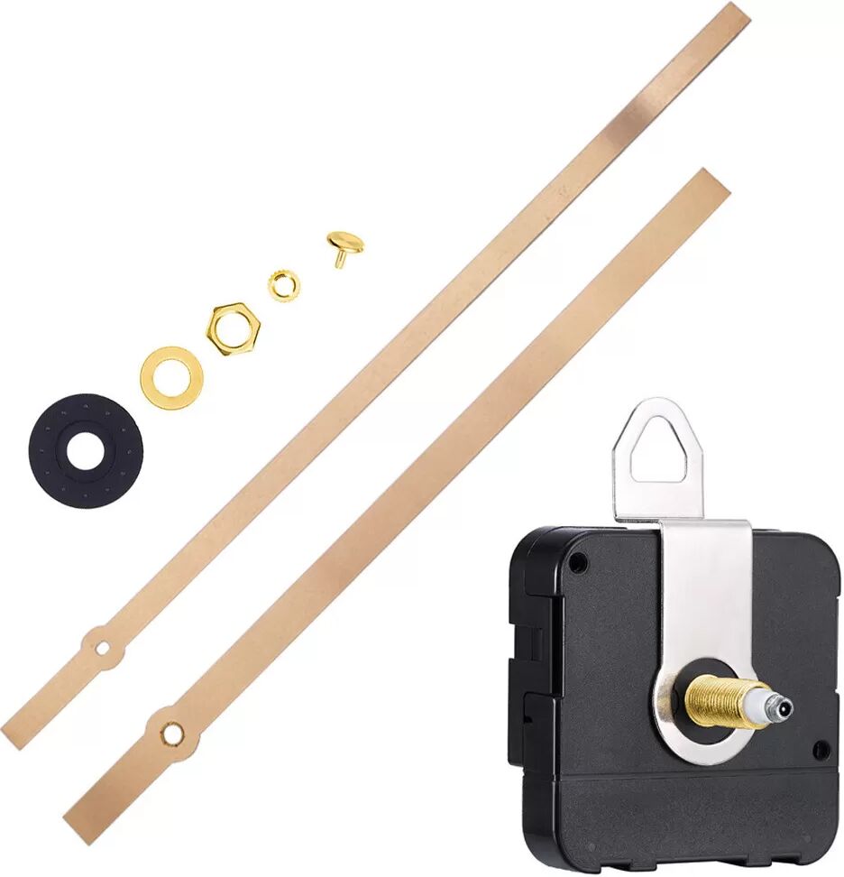INF Mouvement à quartz DIY avec aiguilles et accessoires Or
