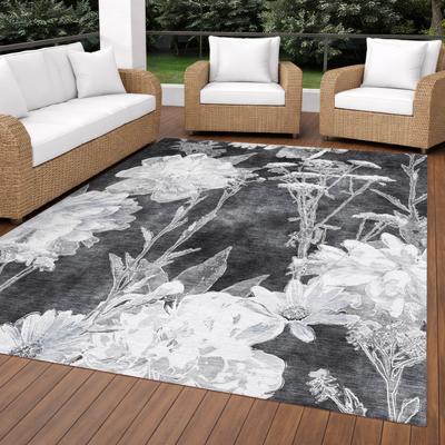 Addison Rugs Machine Washable Indoor/ Outdoor Floral Lakeview Chantille Rug