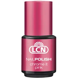 LCN Nail Polish "chrome it pink" 12ml