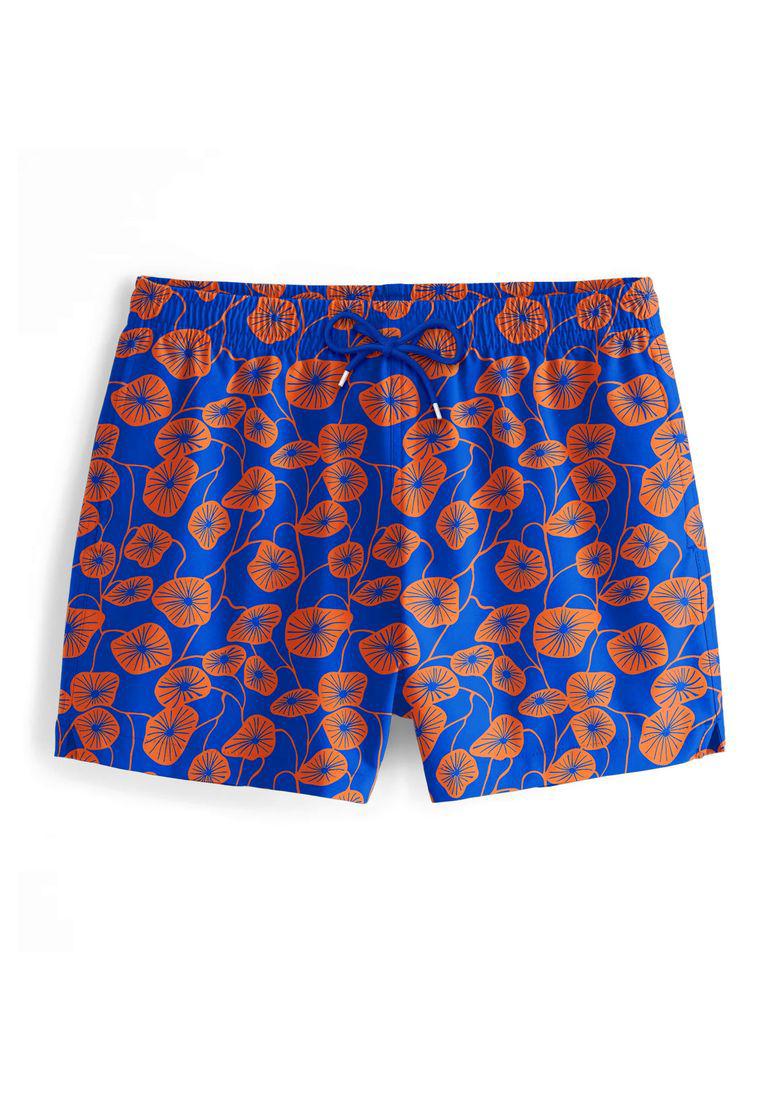 "Flora Blue" Zwemshorts