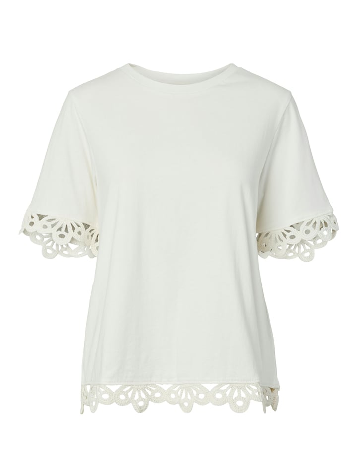 YAS Shirt in Weiß - S