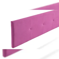 Gepolstertes Kopfteil ALTEA Aqualine 90x50x5 cm - Fuchsie - Moonia