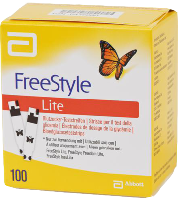 Abbott GmbH FREESTYLE Lite Teststreifen ohne Codieren 100 St 00436080
