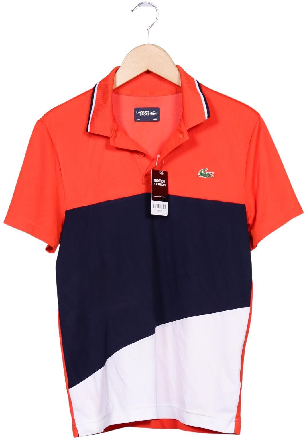 Lacoste Sport Herren Poloshirt, Mehrfarbig, Gr. M (Lacoste 3), Synthetik - Second Hand