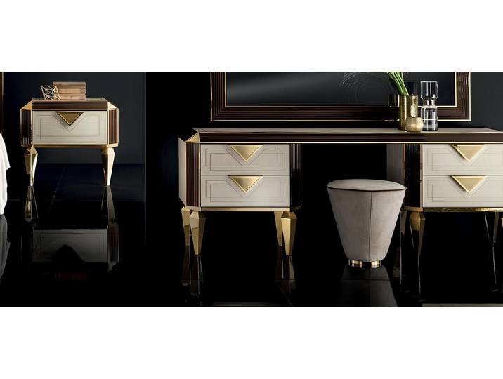 Xlmoebel Sitzhocker Edler runder Pouf Fußhocker Polsterhocker von arredoclassic (1 St., Pouf), Made in Europa