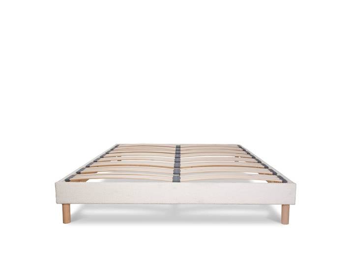 Sommier en kit blanc 160x200