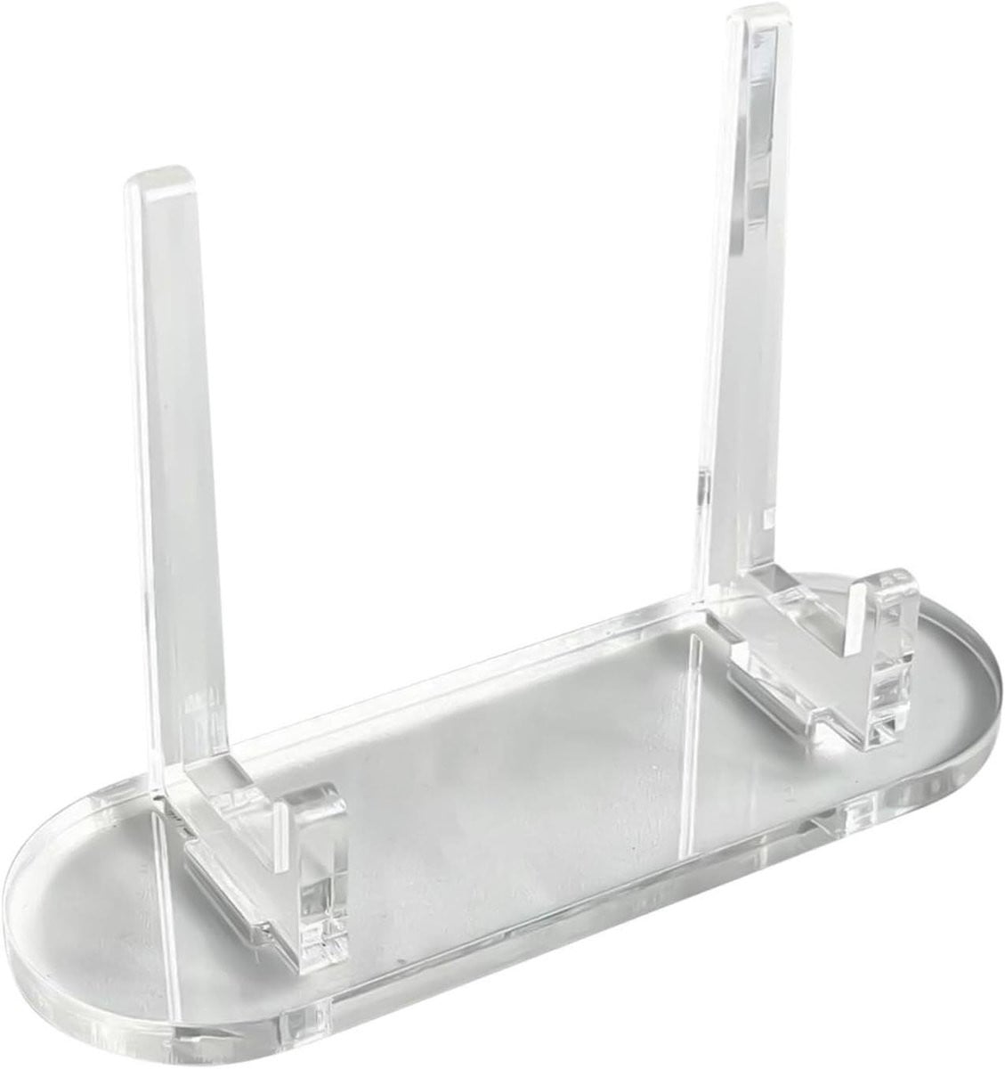 Transparante acryl plaatdisplayhouder voor decoratieve fotostandaard