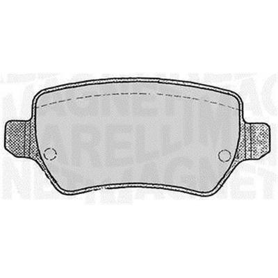 MAGNETI MARELLI Bremsbelagsatz, Scheibenbremse 363916060358 für Opel GM