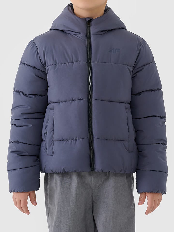 4F Steppjacke in Blau - 134
