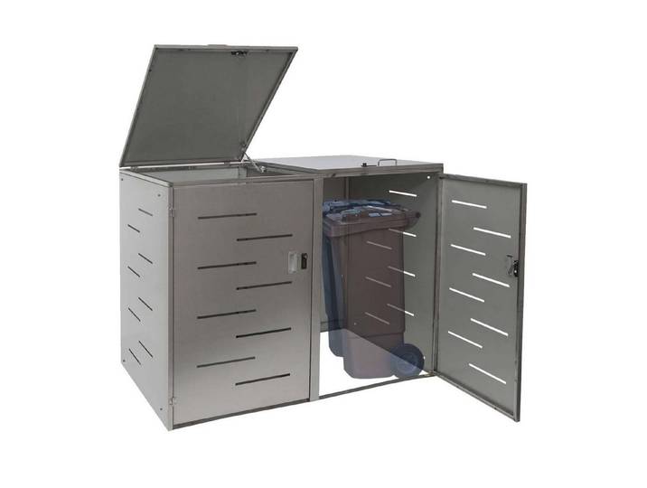 MCW Mülltrennsystem MCW-E83-M, Belüftungsschlitze, abschließbar, von oben zu öffnen