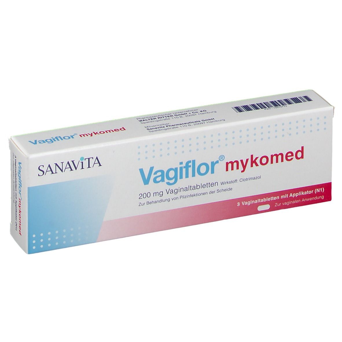 Vagiflor mykomed 200 mg Vaginaltabletten 3 St
