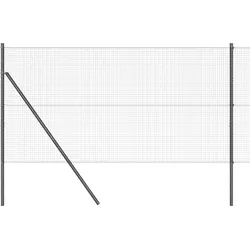 vidaXL Zaunpfosten Grau 10 x 1,4 m (19 x 19 mm Drahtgewebe)
