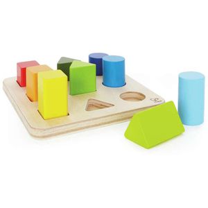 Hape Lernspielzeug E0426 Farben- & Formensortierer, ab 18 Monate, Farben und Formen lernen