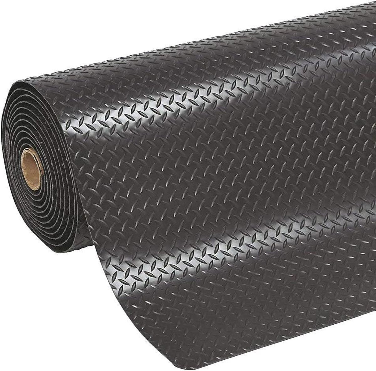 Industriële anti-vermoeidheidsmat zwart - Antislip werkplekmat met schokabsorberend oppervlak - Breedte: 91 cm