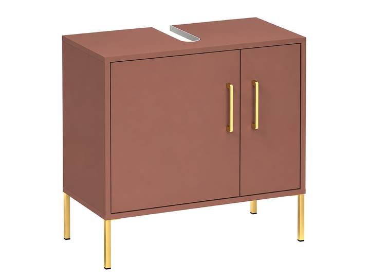 Waschbeckenunterschrank 65 cm 65 x 64 x 35cm Orange